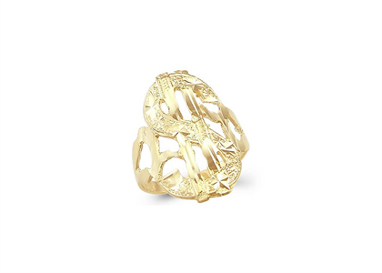 Dollar Sign Fashion Ring